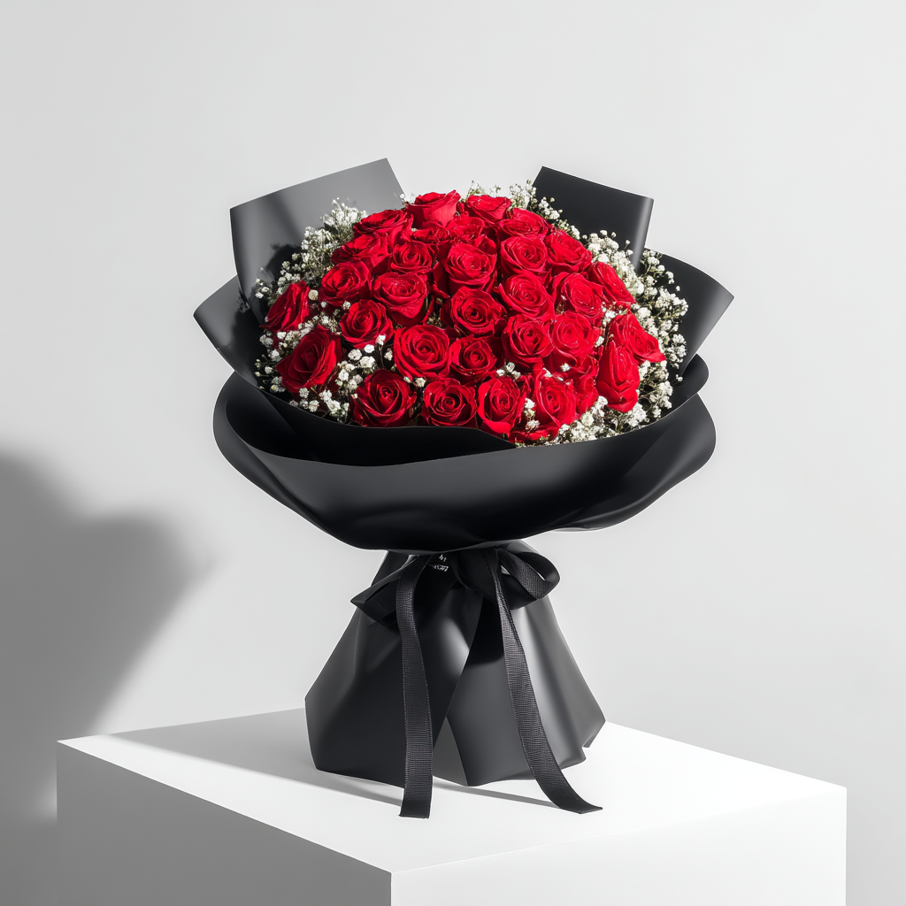 50 Red Rose Bouquet — fresh flowers, same day delivery in Dubai