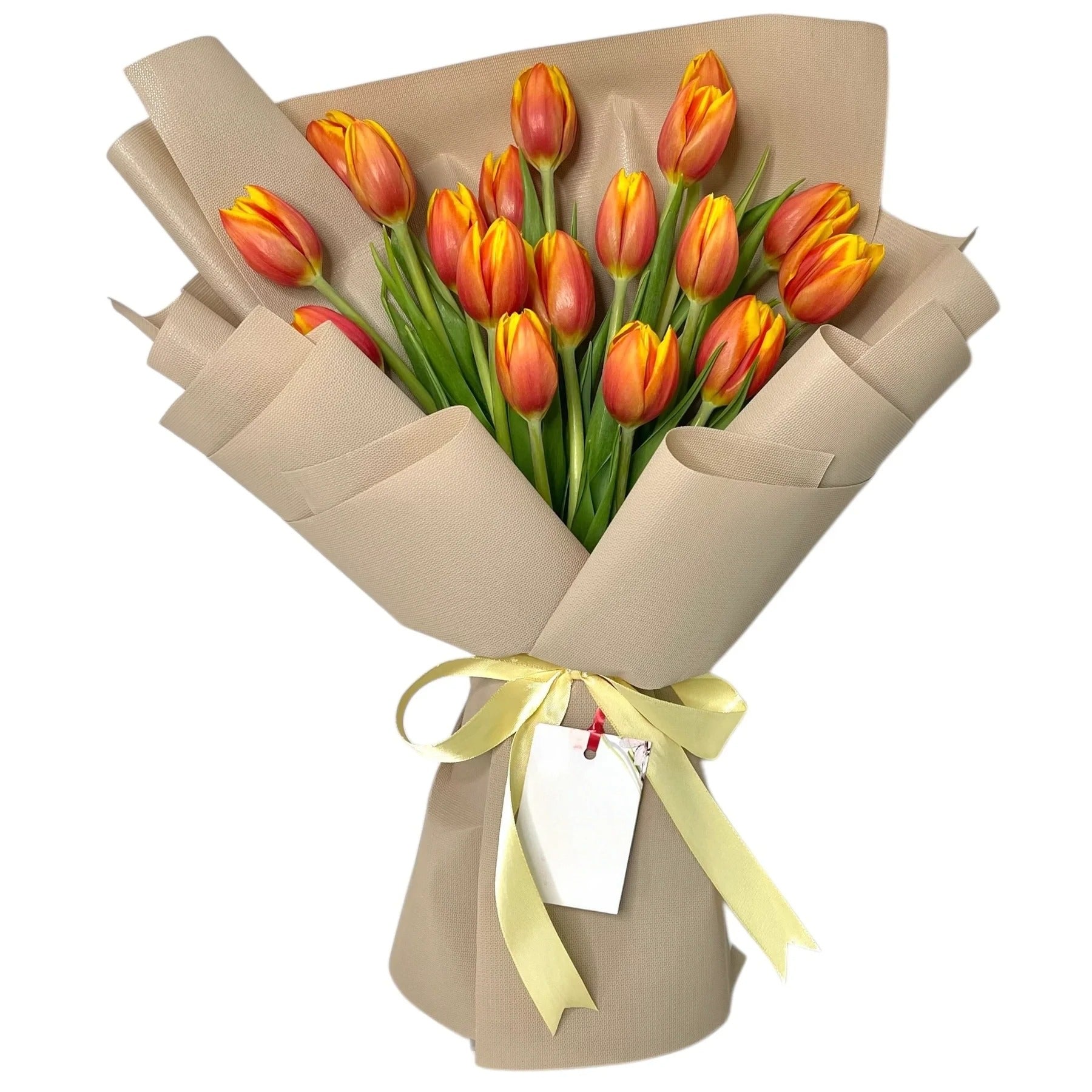 Orange Tulip Bouquet — fresh flowers, same day delivery in Dubai