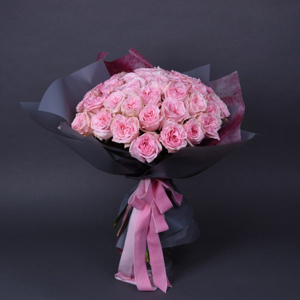 35 Pink Roses Bouquet — fresh flowers, same day delivery in Dubai
