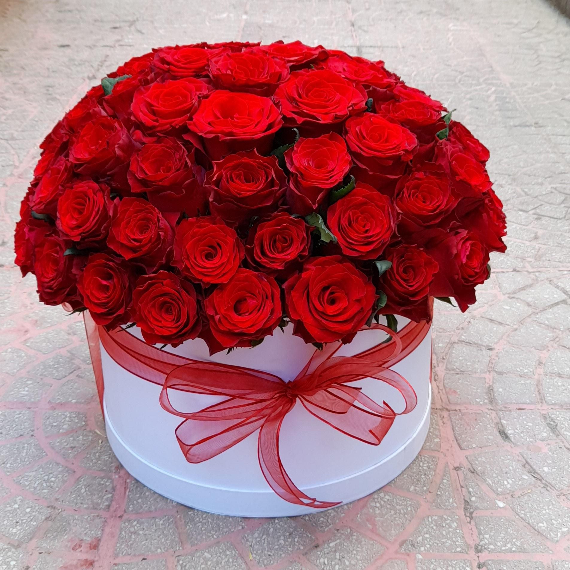 71 Roses in Box Arrangement By Flower Delivery Dubai for him