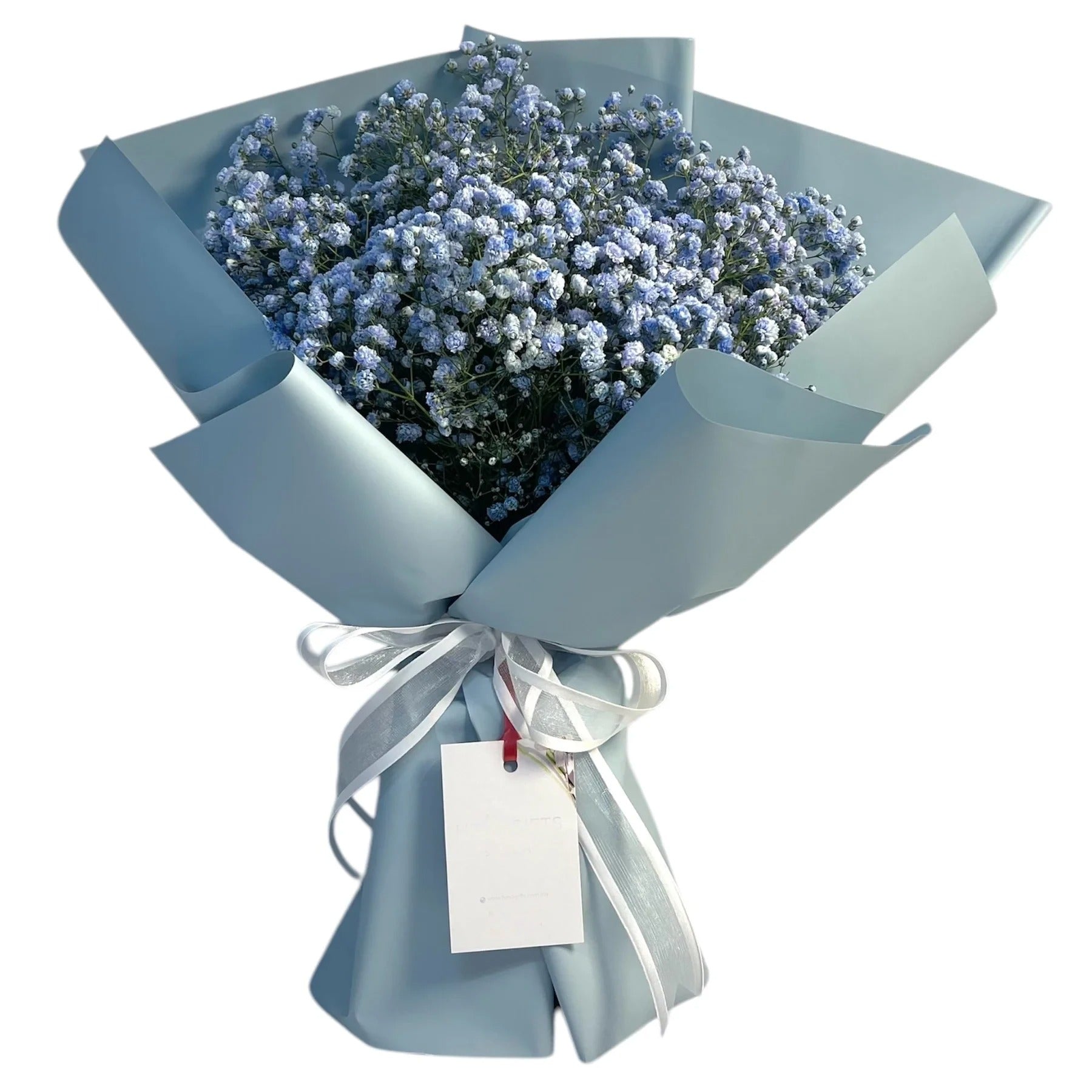 Blue Baby’s Breath Bouquet By Flower Delivery Dubai for Birthday