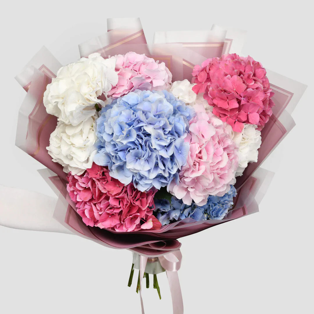 Luxurious Hydrangea Bouquet — fresh flowers, same day delivery in Dubai