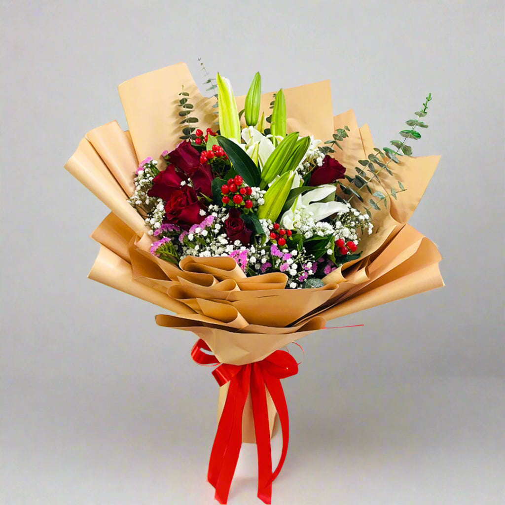 Roses, Lilies & Seasonal Fillers — fresh flowers, same day delivery in Dubai